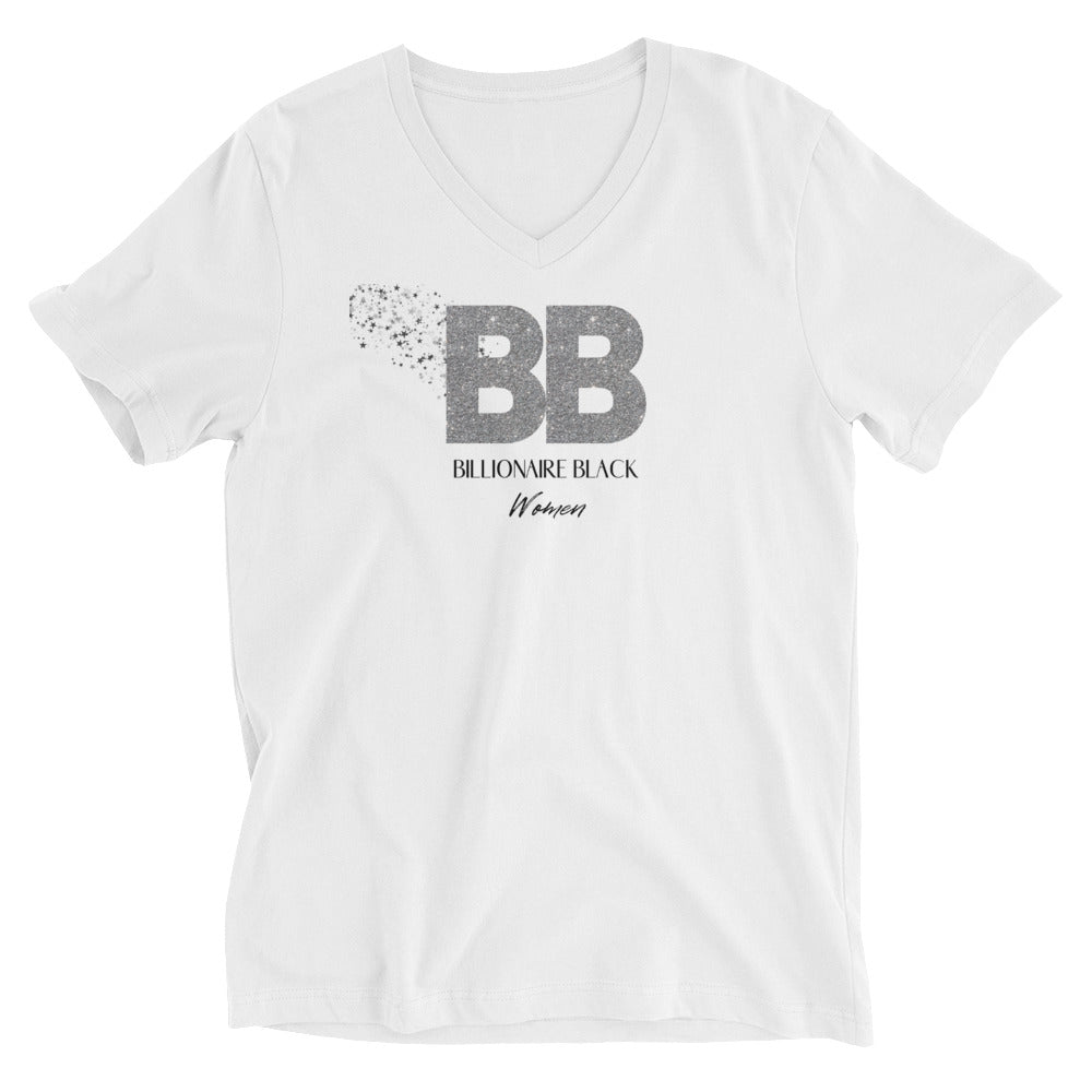 BB White V-Neck T-Shirt