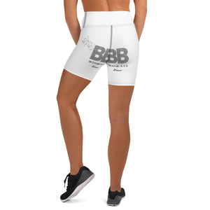 BB White Yoga Shorts